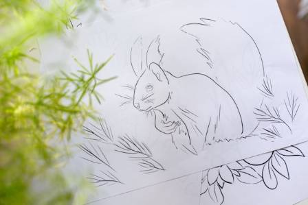Easy Beginner's Guide To Painting A Squirrel