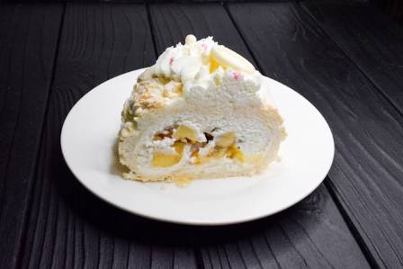 Fresh Mango Cream Japanese Cake Roll